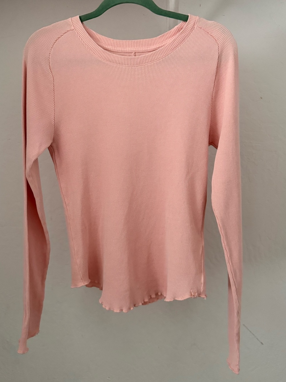 Bundle 3 for 50% off We the Free Free People Shell Pink Thermal Lettuce Edge